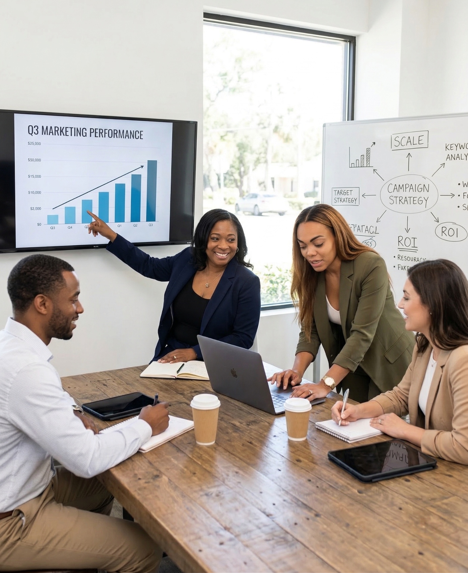 Cloud 9 strategy team mapping a marketing plan